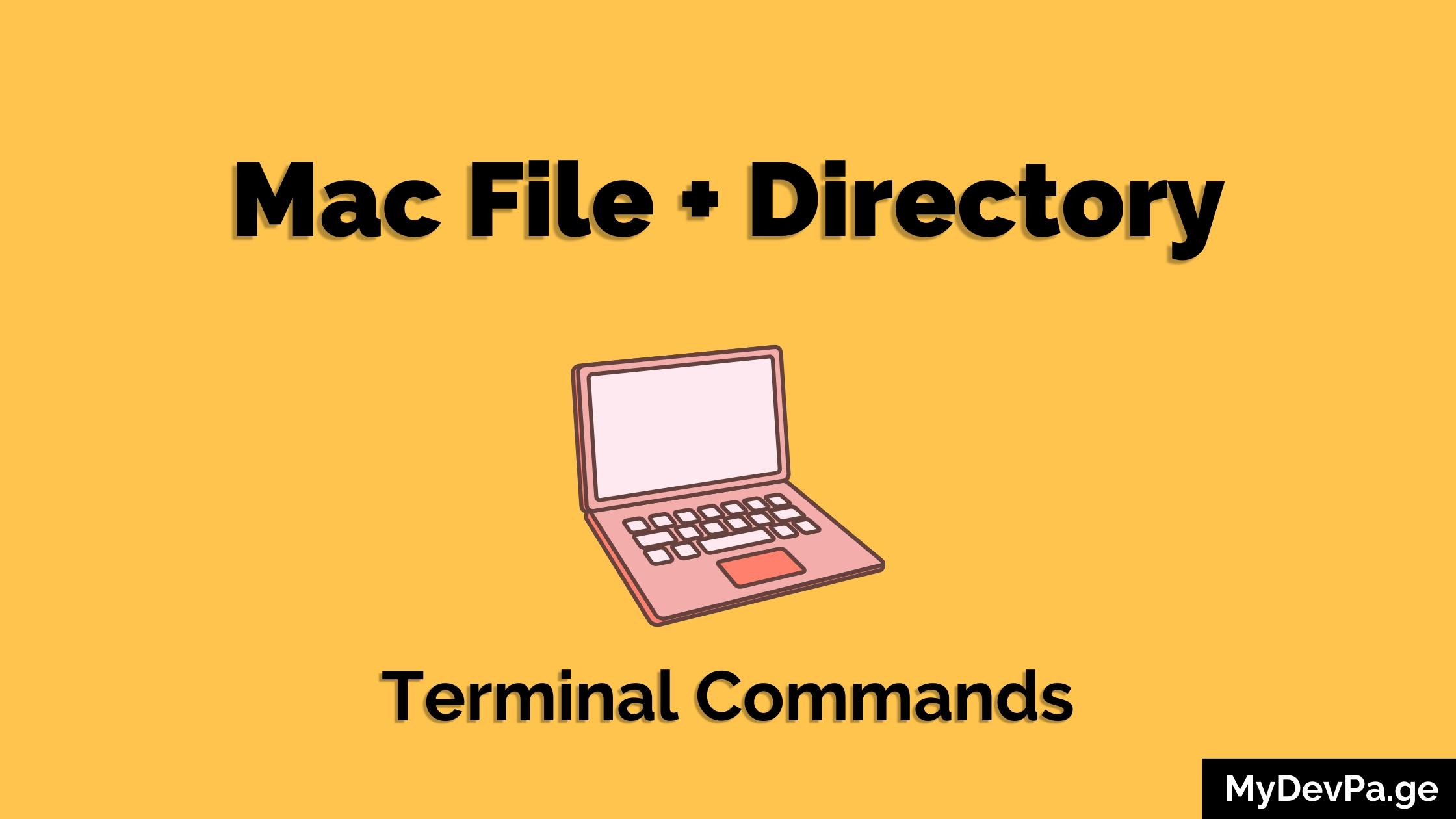 How to Delete a File and Directory in Mac