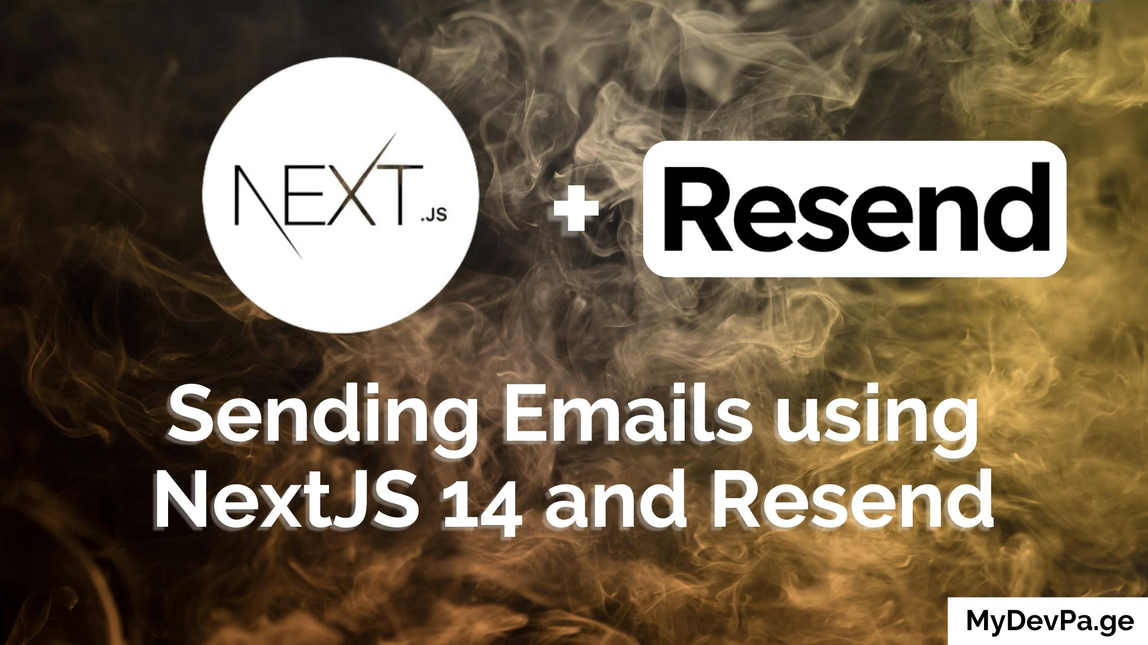 How to send emails using Next.js 14, Resend and React-Email