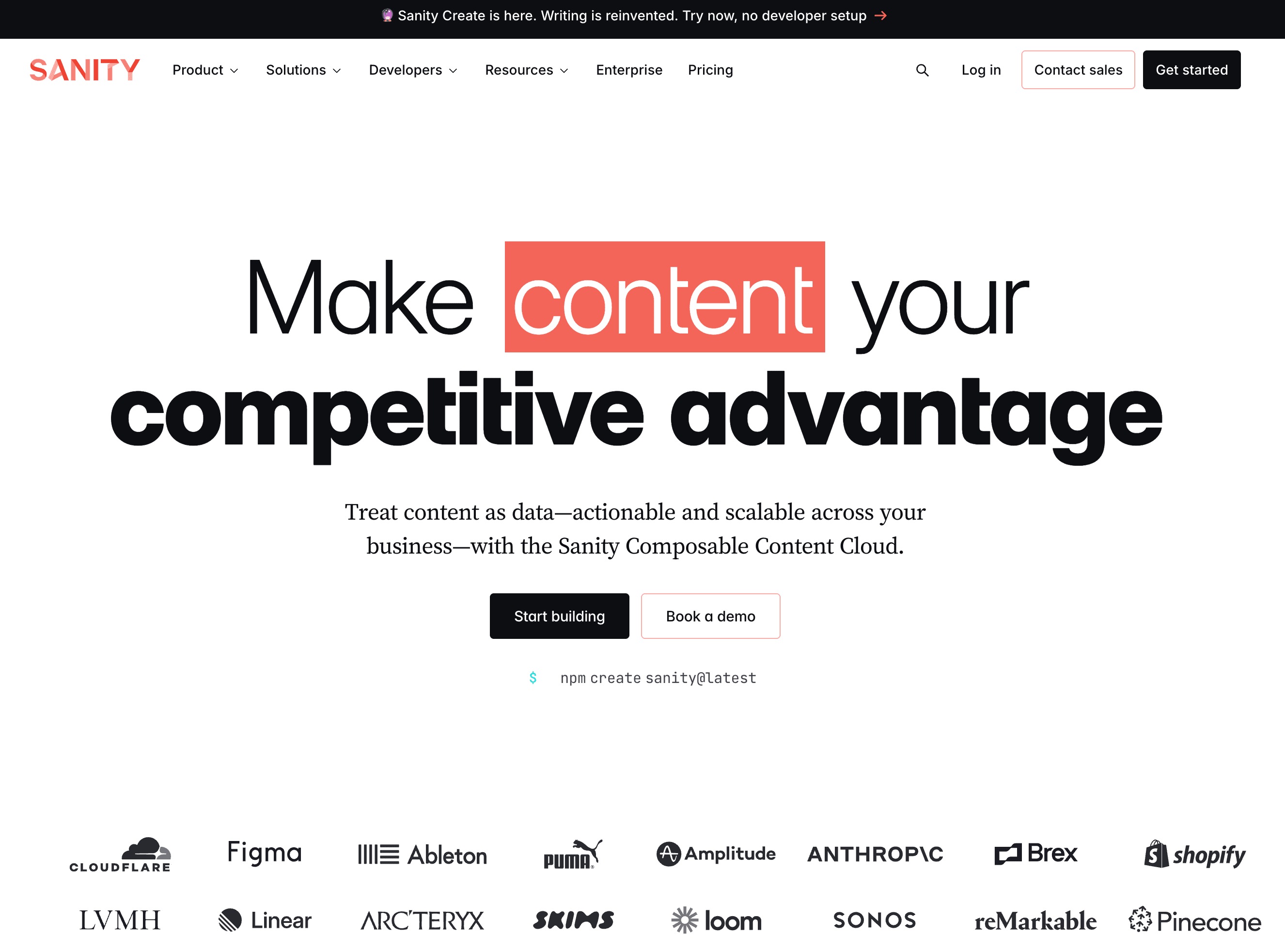 sanity-cms-landing-page