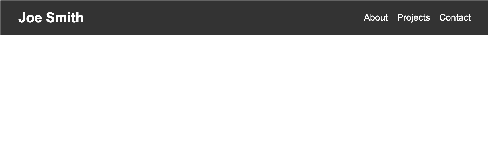 App with Header after adding styles.